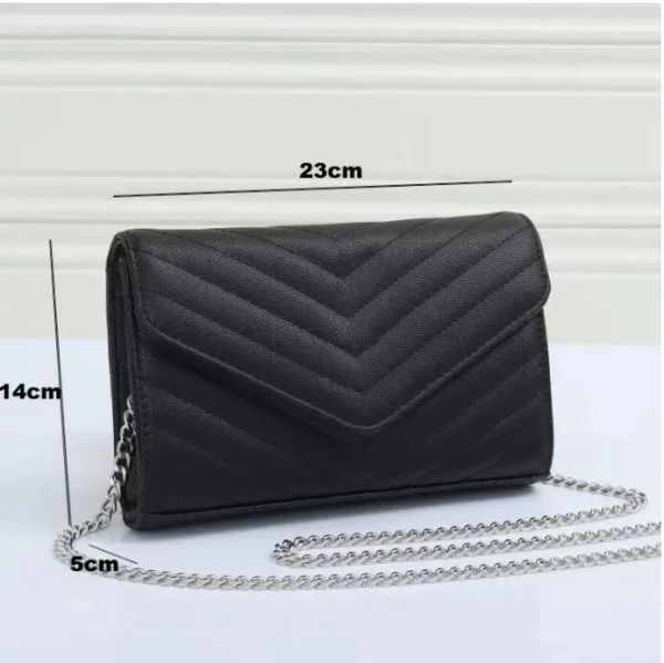 

Fashion women s Crossbody bag famous classical designer Messenger lady Cross Body Bags Handbag female Tote Satchel Purse black gold sier chain PU Leather, Deep blue