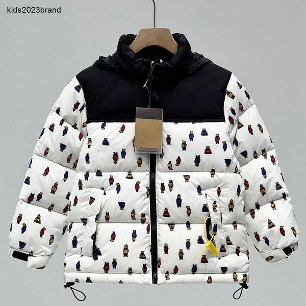 

baby clothes designer children winter down jackets warm parka for boys girls kids letter print outwear windbreak clothing, Blue;gray