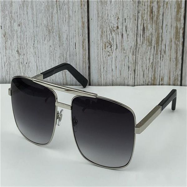 

classic gold attitude sunglasses square pilot sunglasses sonnenbrille mens luxury designer sunglasses glasses shades new with case205p, White;black