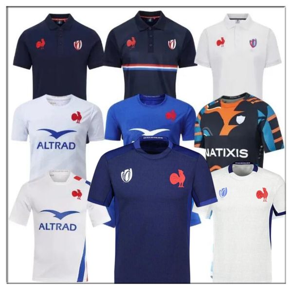 

super rugby jerseys 20/21/22 maillot de rugby french polo boln shirt men size s-5xl, Black;gray