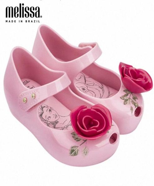 

mini beach sandals princess girl rose jelly shoes sandals 2020 new baby shoes for kids non slip boys brown shoes baby aq4q#6463614, Black;red