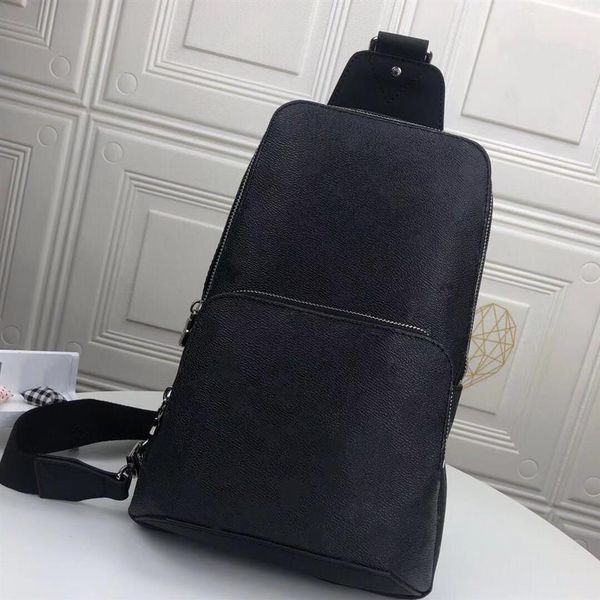 

n41719 avenue sling chest bag men casual sporty crossbody fanny pack n41720 male classic embossed leather canvas shoulder bags229a