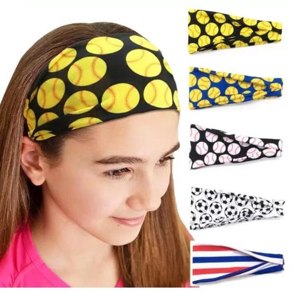

titanium sport accessories baseball sports hairband sweat headbands hairbow stretchy athletic yoga play hair band workout head wra278v