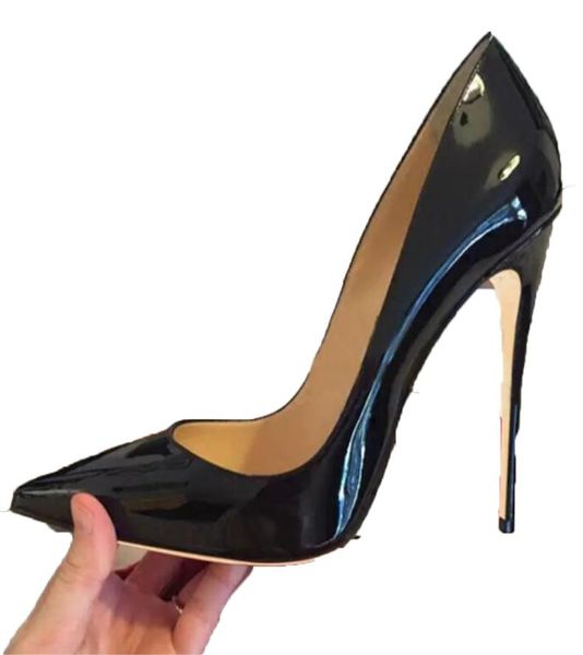 

high heel designer shoes nude heels woman pumps brand classic redbottom patent leather black women sokate 8cm 12cm9058512