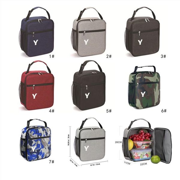 

y-001 thermal insulation bags women outdoor bento bags lunch handbag picnic casual ice freshness bag268c