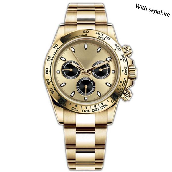 

luxury men's watch designer dhgate 40mm folding buckle sapphire ceramic stainless steel 904l waterproof automatic mechanical montre de, Slivery;brown