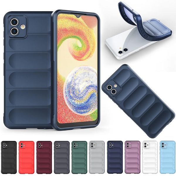 

Suitable for Samsung Galaxy S21 S23 mobile phone case silicone anti-fouling anti-shock A73 A54 A53 TPU material anti-fall, Light blue