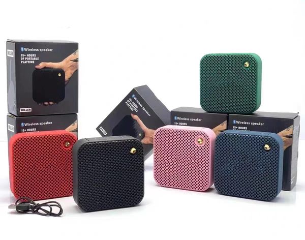 

Speaker Wireless Bluetooth portable outdoor New Square mini anti-fall heavy metal bass speaker stereo clear