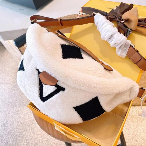 

waist bags senior chest belt bag designer luxury bum womens mens teedy easy to carry lambs m55425 teddy pack handle wool fanny bum274t