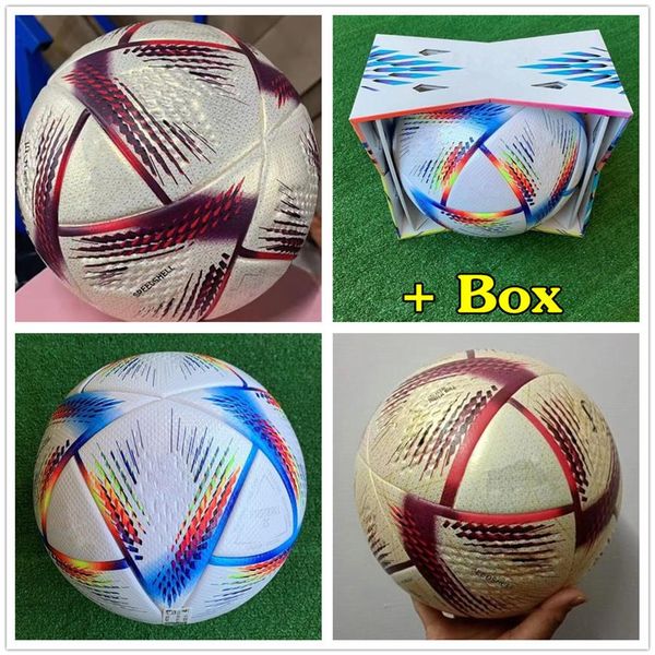 

new world 2022 cup soccer ball size 5 high-grade nice match football ship the balls without air311h
