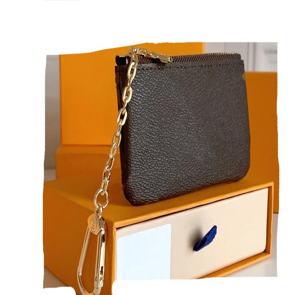 

luxurys designers wallets woman fashion clutch purses chain wallet key case card holder purse with box dust bag267m, Red;black