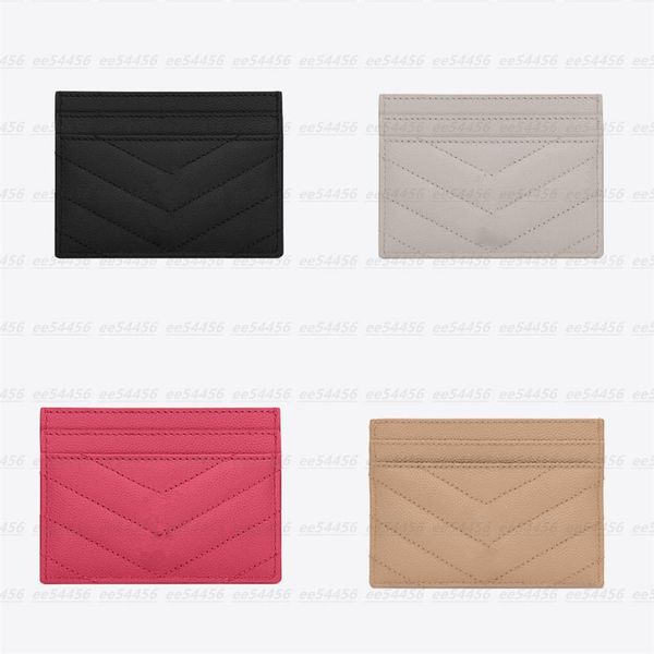 

genuine leather purse card holder wallet men women's holders luxurys designer fashion coin ball pattern lambskin2403, Red;blue
