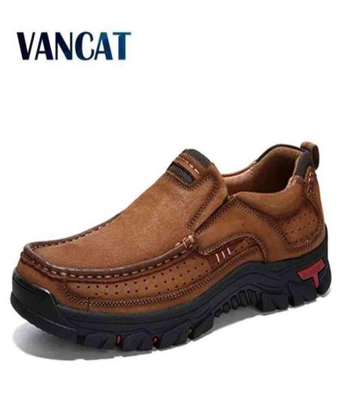 

dress shoes 100 genuine leather men039s shoes comfortable outdoor casual cow men flats plus size 3848 dr2b3823234, Black