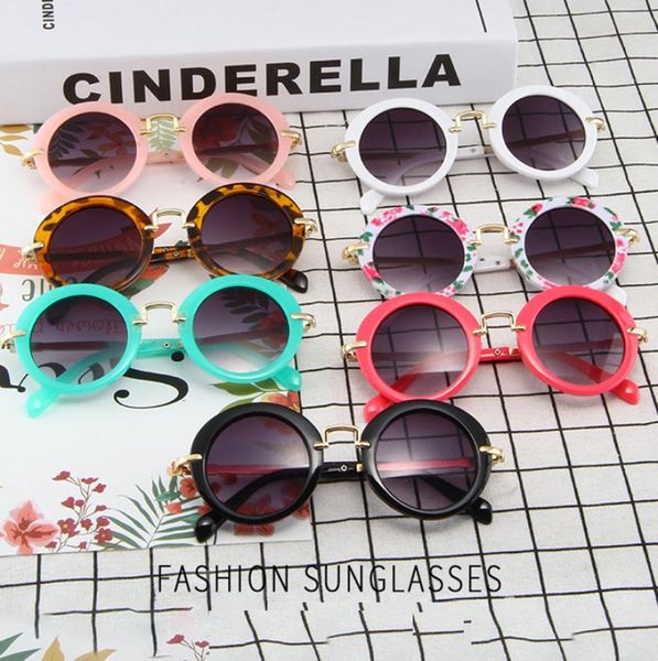 

toddler kids sunglasses sunblock retro leopard boy girl cute fashion solid sun glasses antiuv jelly color kid eyeglasses beach ey8556766, Blue