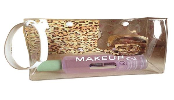 

fashion women famous clear cosmetic case makeup bag makeup tool storage case9980423