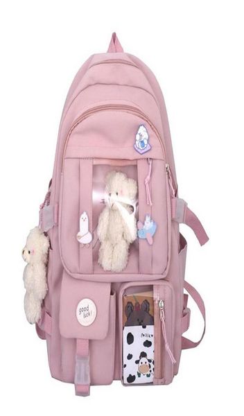 

school bags cute women large capacity backpack waterproof nylon female schoolbag college lapbackpacks kawaii girl travel book1434524