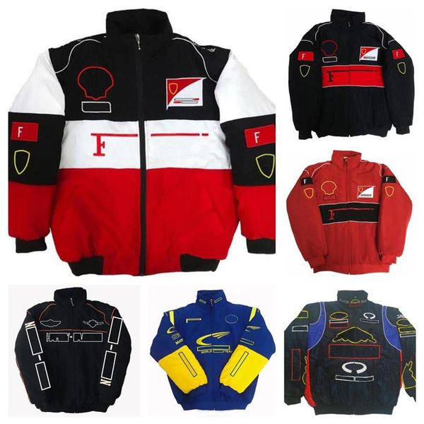 

f1 formula 1 racing jacket winter car full embroidered logo cotton clothing spot 231k2636