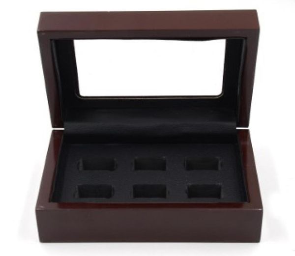 

2 3 4 5 6 holes position jewelry package ring wooden box diaplay case collections fashion gift3441473, Black;white