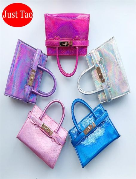 

just tao childrens fashion leather handbags 2020 new kid brand totes toddlers mini coin purse little bags for girls wallets 6730964, Black