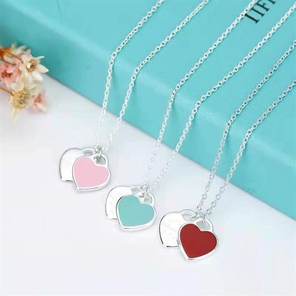 

necklaces & pendants designer fashion fashion silver pendant high-end craft jewelry with the official logo blue heart338n