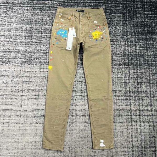 

purple bran*41 men's jeans european jean hombre letter star men embroidery patchwork ripped for trend brand motorcycle pant mens skinny, Blue