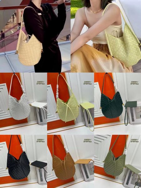 

summer23 new solstice shoulder bag handbag casual drape combined with knot luxury fashion handbag versatile crossbody shoulder bag designer