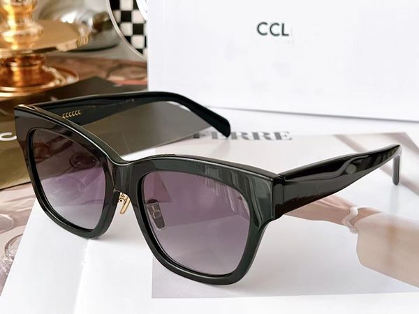 

Vintage For Woman Sexy Retro cat's eye sunglasses CE's Arc de Triomphe oval French high street Driving Eyewear B8V4