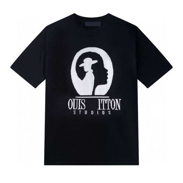 

men's plus tees & polos round neck embroidered and printed polar style summer wear with street pure cotton 231e, Black;brown