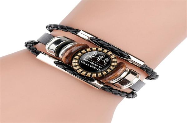 

9 style i can039t breathe bracelet black lives matter protest against sport leather bracelet wristband jewelry ornaments gift j8941335, Red;brown