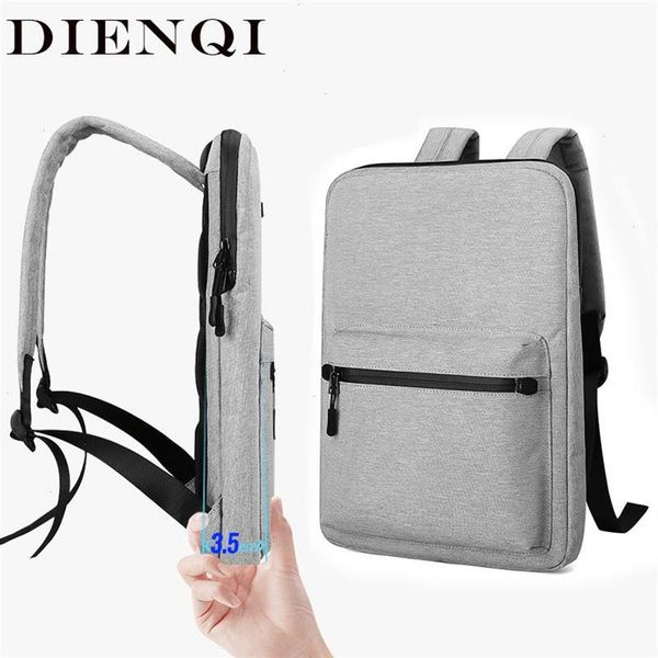 

ultra-thin lapbackpack for 14 15 6 man bag multi-use women men work waterproof thin computer backbag2564