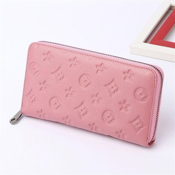 

flowers designer zipper wallets luxurys men women leather bags classic letters coin purse original plaid card holder 217s, Red;black