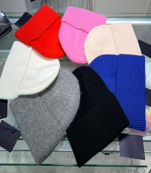 

designer winter knitted hat wool hats brand outdoor warm men woman caps fit letter fashion hats7680807, Blue;gray