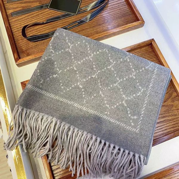 

Cashmere Winter Echarpe Scarf Fashion Wool Scarf for Men Women High End Designer Oversized Classic Check Ophidiaes Shawls and Scarves echarpe designer scarf