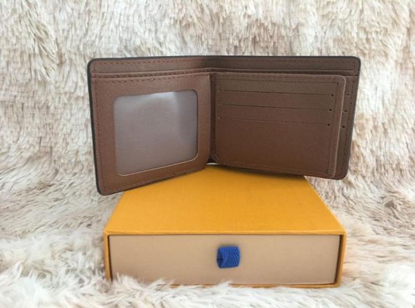 

mens wallets classic men wallet fashion multiple bifold short small purse with box4071955, Red;black