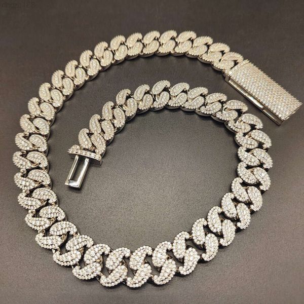 

necklace pendants chain choker moissanite vvs 925 sterling silver necklaces
