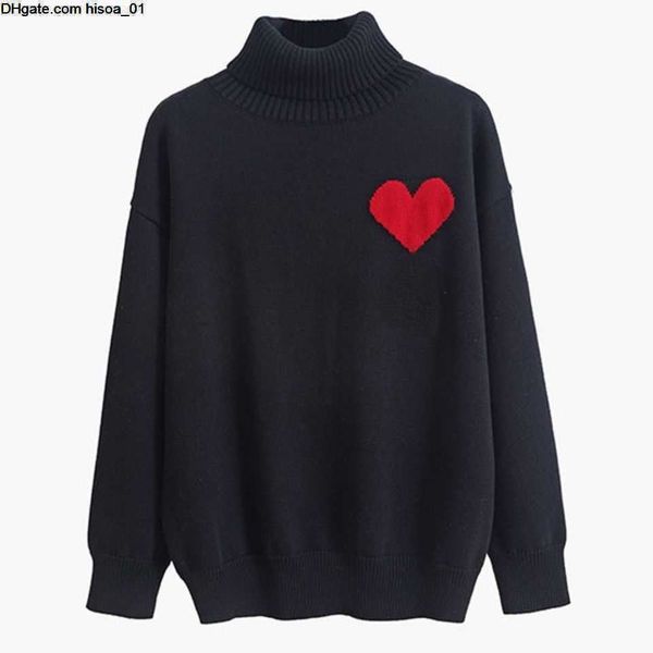 

man new sweater woman knit high collar love a womens cardigan fashion letter black long sleeve clothes pullover oversized 20ss, White;black