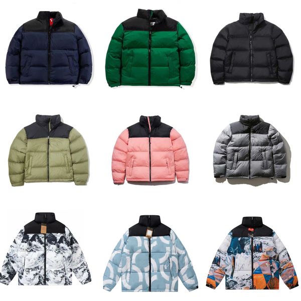 

mens designer down jacket north winter cotton womens jackets parka coat face outdoor windbreakers couple thick warm coats outwear multiple, Black