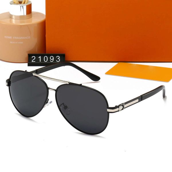 

sunglasses designer original luxury brand classic new polarized toad mirror fashion trend driving anti glasses with box and letters, White;black
