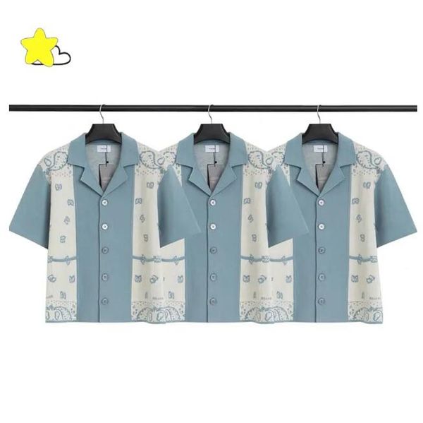 

sweaters classic casual short sleeve knitted shirt men women oversized patchwork shirt top