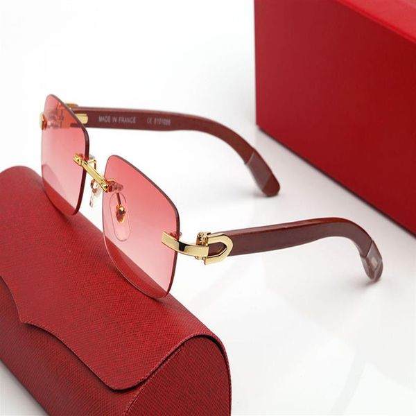 

carti sunglasses square c shaped decorative sunglasses men women brand optical frames designer glasses peach metal brown blue yell313f, White;black