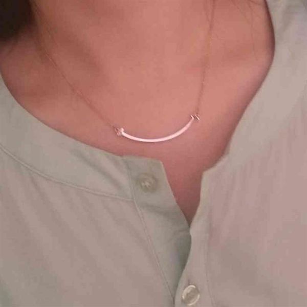 

2022 tif original iffny pendant necklace s925 sterling silver love light luxury niche design high-end valentine's day birthda2533