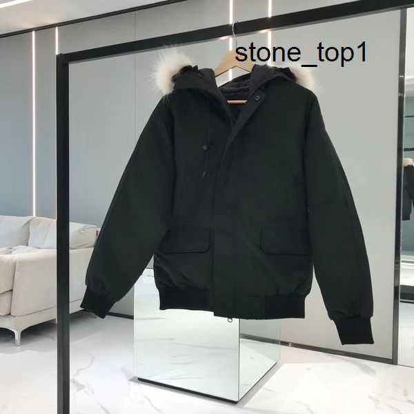 

designer parke down jacket canda goose men winter coat thick men coat clothes outdoor jackets zipper with quality white goose canada goode j, Black