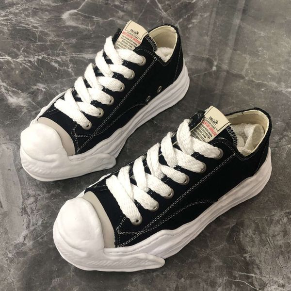 

shoes high street mmy thick bottom canvas mihara men sneakers lace-up yasuhiro men's casual women's boots