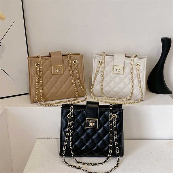 

lingge chain embroidery big for women 2023 new fashion versatile one shoulder large capacity tote 90% off store sales