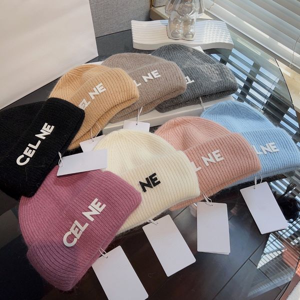 

Designer Beanie Hat Celns Knitted Women's Beanies Cap Warm Fashion Men's Fisherman CEL Hat Hi, 21