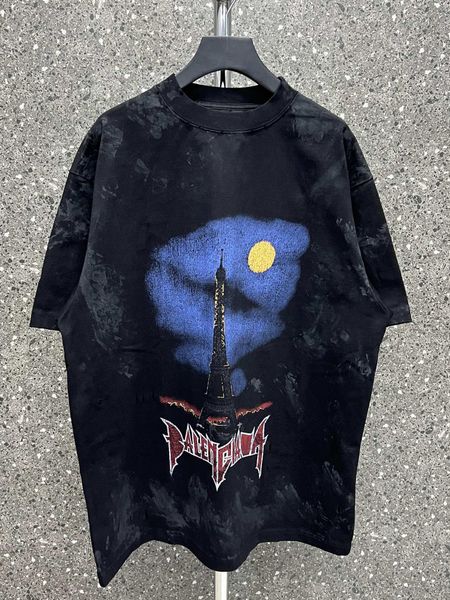 

men's plus tees & polos round neck embroidered and printed polar style summer wear with street pure cotton q42r, Black;brown