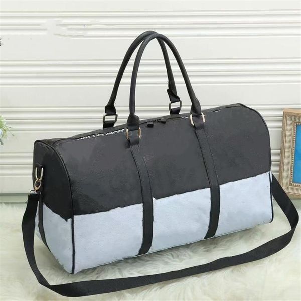 

yq big size women luxury designers bags duffle outdoor packs tote travel bag hand business trip luggage travelbag men leather hand268v
