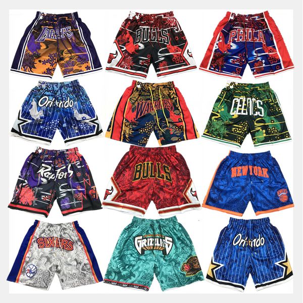 

track pant gym jogging short elastic stitched drawstring embroidery pocket sport wear man shorts lakers basketball team 2xl, White;black