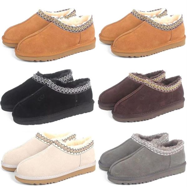

snow boots slippers men women bottes classic chestnut brown triple black beige boot designer winter keep warm wool real leather pl289s
