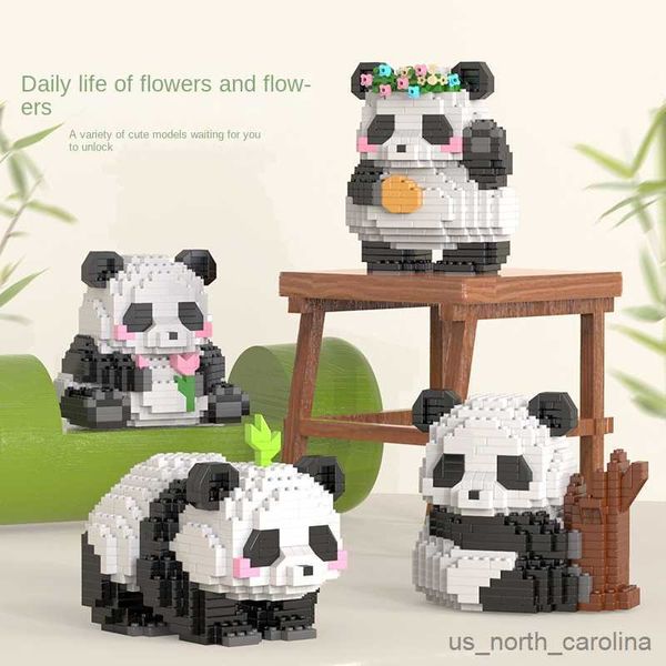 

DIY Blocks Can Assemble Animals Cute Chinese Style Animal Panda Building Blocks Boy Toy Model Birthday Gift R230911